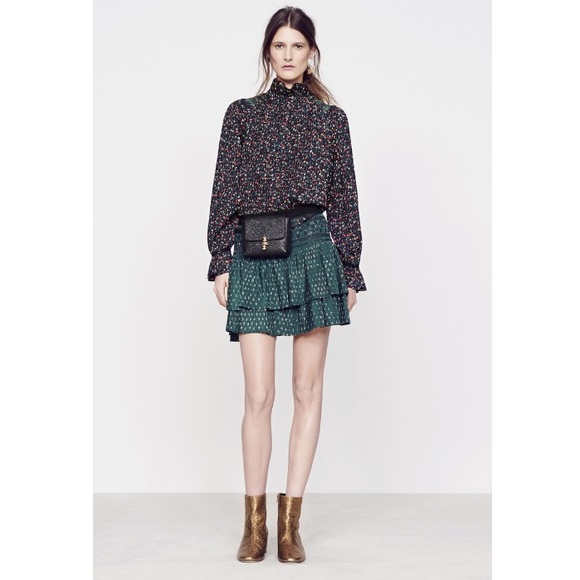 Vanessa Bruno Tops - Vanessa Bruno Floral Peasant Blouse